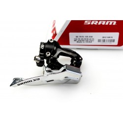 Dérailleur Avant Sram X9 2x10v Collier Bas Tirage Haut